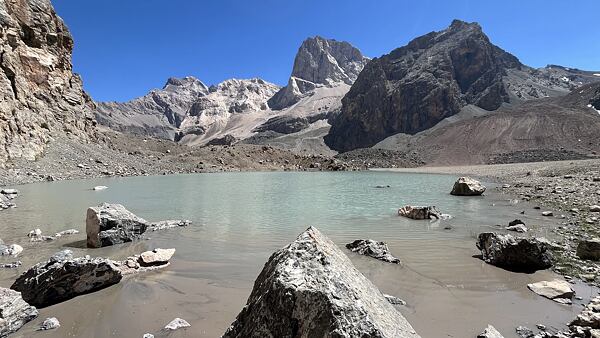 Fanské hory - trek v Tádžikistánu
