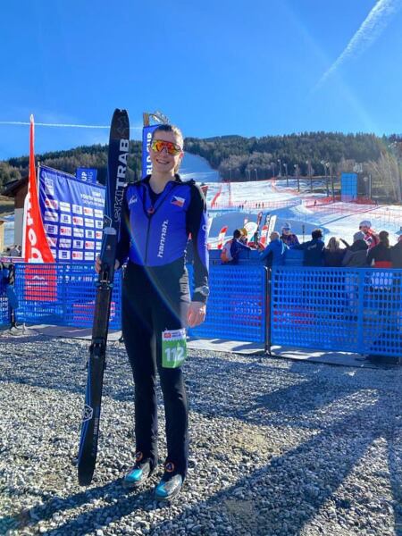 Eva Matějovičová zazářila na loňských skialpinistických závodech