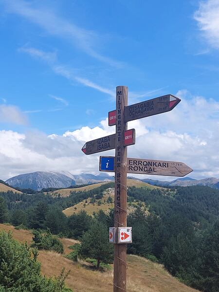 Poblíž obce Ochagavía