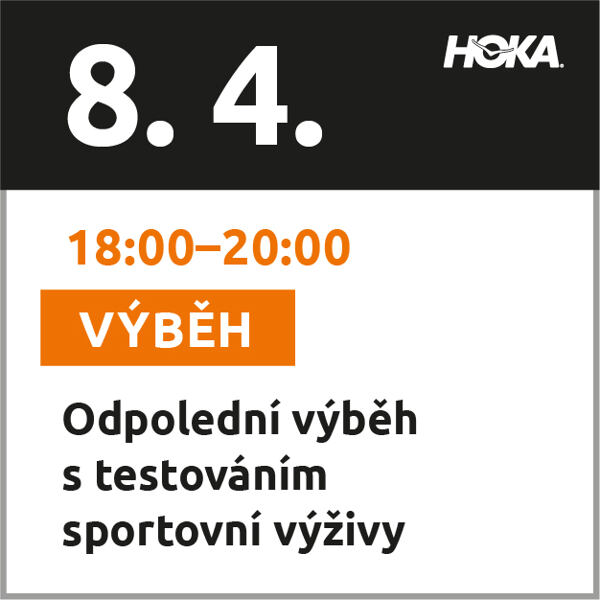 odpolední výběh a testování sportovní výživy
